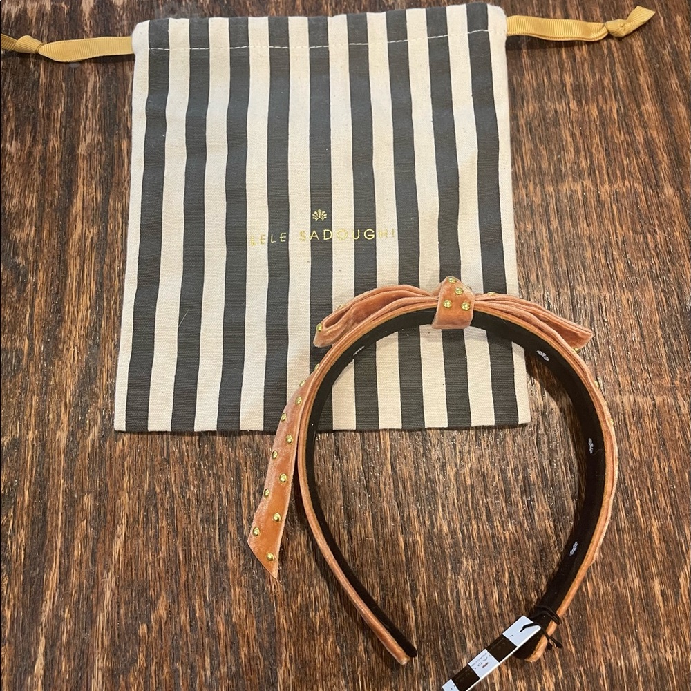 Lele Sadoughi Bardot ribbon headband